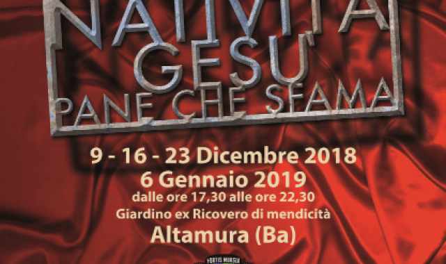 Altamura, al Presepe Vivente distribuzione del 
